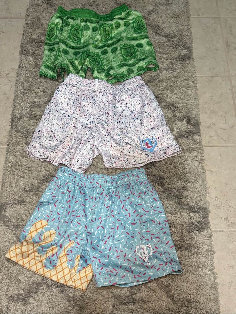 Baseball Lifestyle 101 Boy’s Shorts Bundle Of Three Size YL